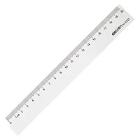 得力(deli)20cm办公通用直尺测量绘图尺子办公用品6220开学文具