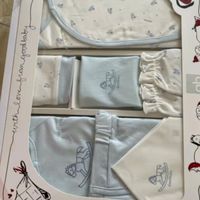 好孩子（gb）新生婴儿宝宝满月礼盒套装内衣套装新年礼盒款 10件套浅蓝066