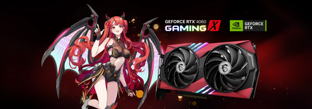 微星发布 rtx gaming x 8g mlg 魔龙姬定制版显卡,潮流突破次元壁