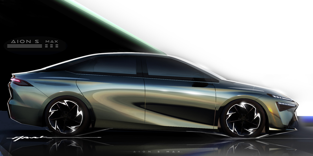 AION S Max车型设计图，10月26日上市