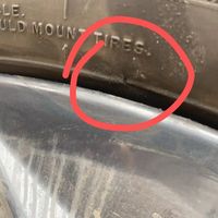 海鸥提车2周,轮胎鼓包了