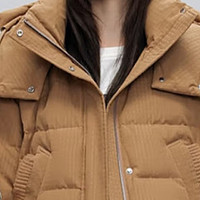 鸭鸭（YAYA）2023年秋冬新款羽绒服女短款连帽简约百搭时尚休闲保暖外套