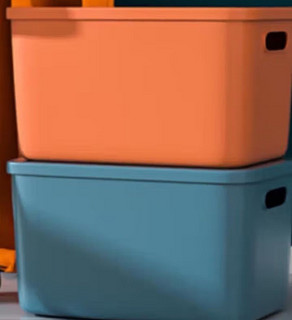 晟旎尚品 收纳盒桌面收纳筐8L零食杂物储物盒浴室整理盒玩具收纳箱带盖