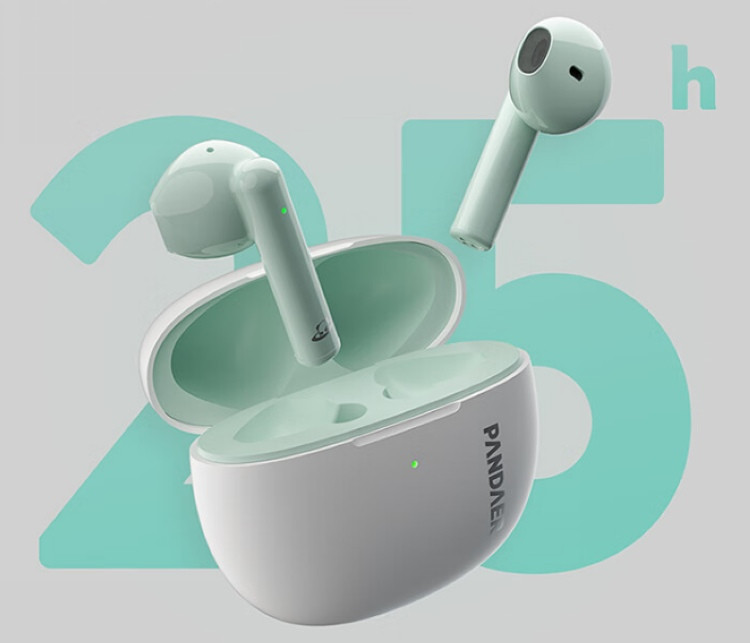 魅族发布 PANDAER 真无线耳机 Air “天青”版本，白+绿清新配色