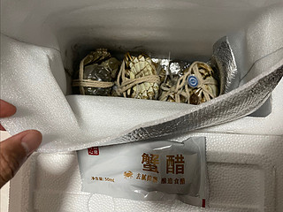 金锦上的大闸蟹，个头虽小，味道还可以