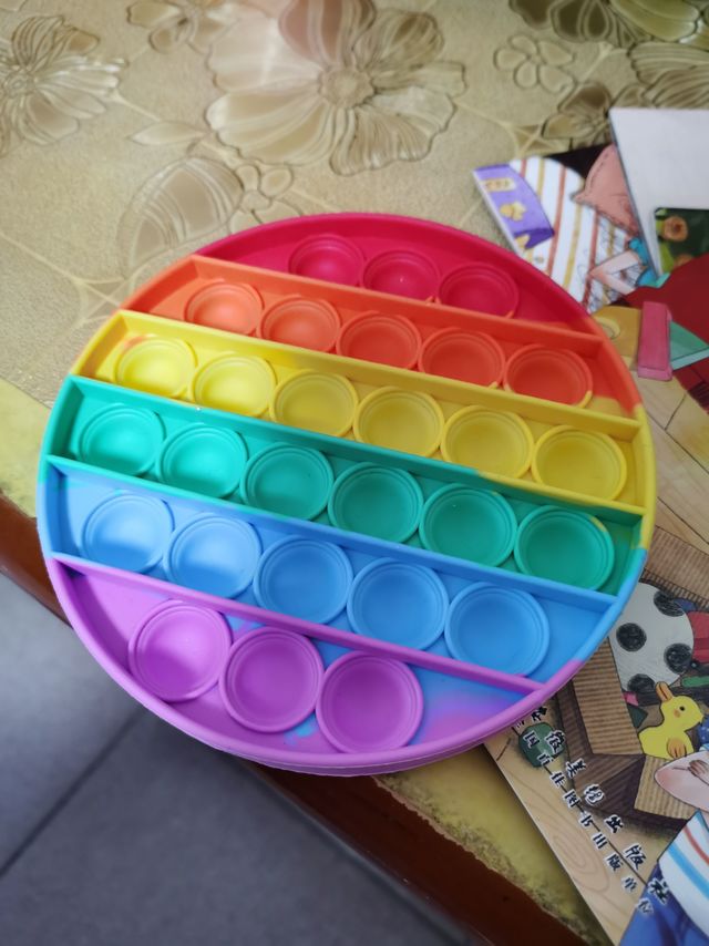 减压好玩具，彩虹按按乐