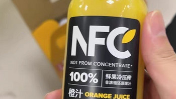 农夫山泉100%NFC橙汁，每一滴都是自然的馈赠