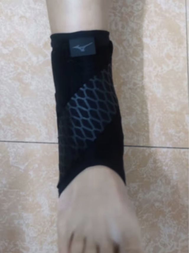 美津浓（MIZUNO）护踝运动防崴脚扭伤恢复套跑步篮球护脚腕超薄崴脚1511-00F两只