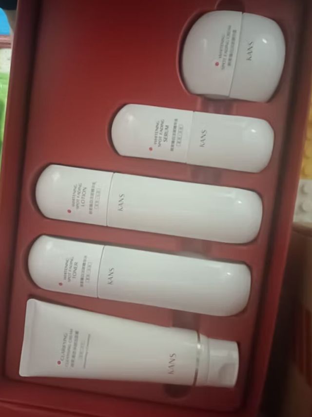 韩束白蛮腰洁水乳精华霜5件套礼盒淡斑美白护肤品化妆品套装礼盒