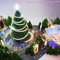 形点商场冬日呈献星语夜，圣诞打卡沉浸式光影星愿之旅