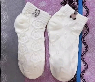 FitonTon6双装袜子女秋冬季船袜防臭白色棉袜休闲韩版女袜日系