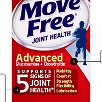 保护关节健康，Move Free益节氨糖红瓶80粒