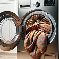 12公斤的滚筒洗衣机能洗双人床大小的拉舍尔毛毯？