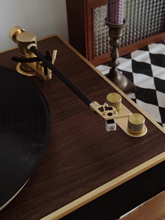 【爆款】黑胶唱片机复古留声机，奢华设计，彰显品位！