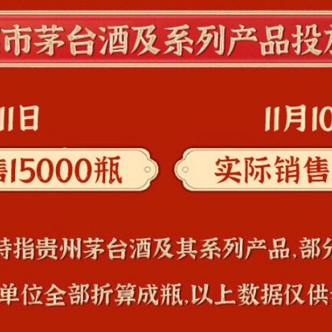 忙碌的双十一：京东15000瓶飞天茅台，更有兔年茅台等你来抢，加油干！