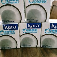 KARA牌经典椰浆200ml ，西米露、生椰拿铁、甜品、烘焙原料