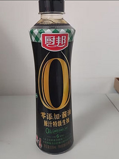 厨邦酱油零添加原汁特级生抽 高鲜酱油180天酿造酱油500ml 