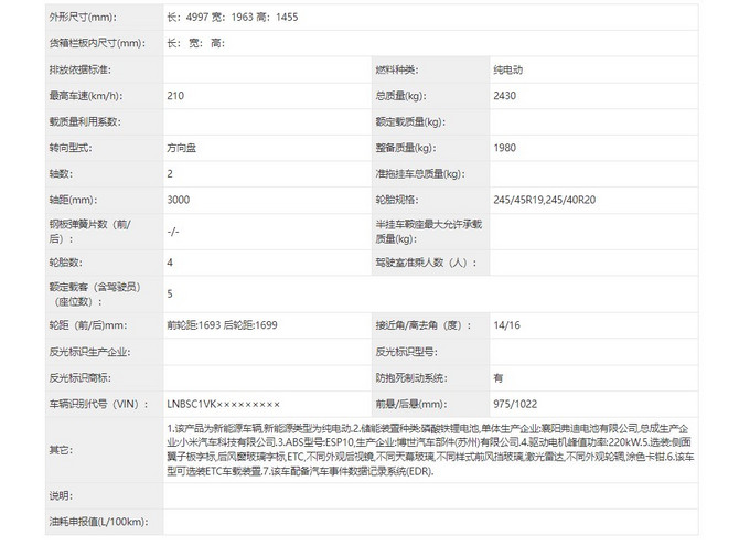 小米新能源车