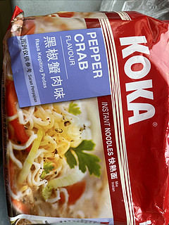 新加坡KOKA黑椒蟹肉米面