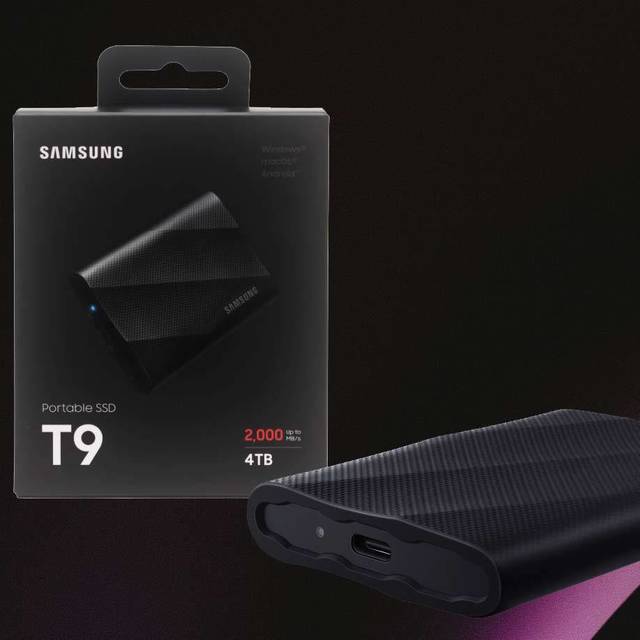 2GB/s堪比内置SSD：三星T9 4TB移动固态硬盘评测