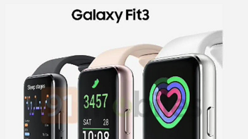 三星 Galaxy Fit 3 运动手环更多渲染图曝光：更大屏幕，更长续航