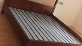 熙和美式复古全实木双人床：现代法式卧室的1.8米大床之选
