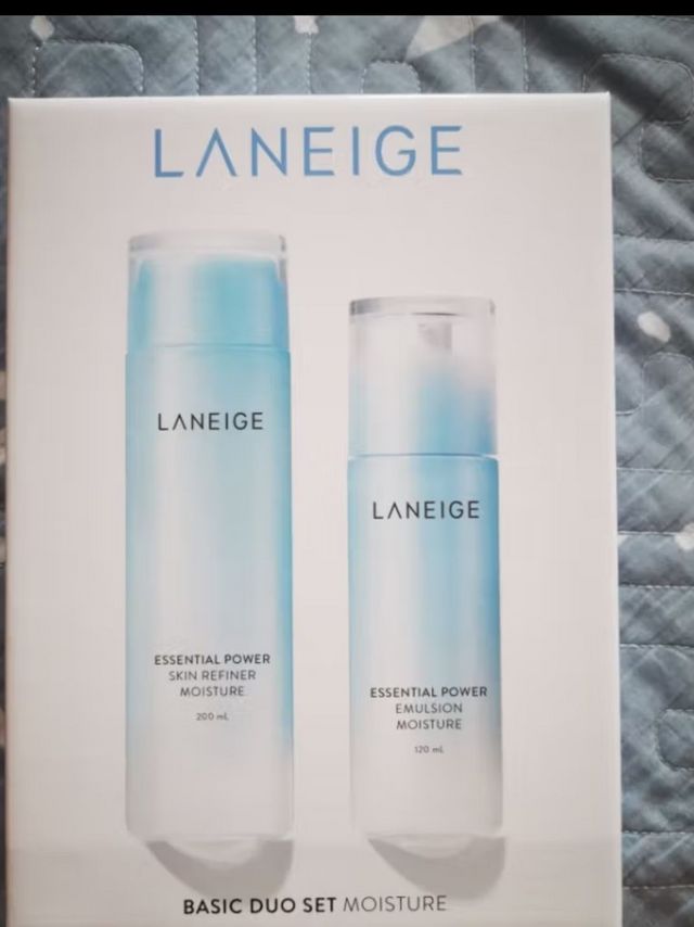 兰芝（LANEIGE）水衡凝肌水乳套装 滋润型(水225ml+乳145ml+面膜15ml)护肤品套装