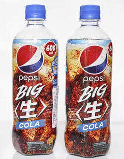 百事尝鲜价现货日本pepsiBIG生可乐原味零度无糖碳酸汽水饮料瓶装百事生可乐原味+零度600ml各6瓶