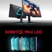 红魔发布全球首款 5088 分区的 miniLED 电竞显示器，MiniLED区域调光，支持160Hz高刷