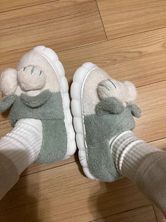 这双猫爪棉拖鞋看起来好可爱！它是不是很适合在冬天穿呢