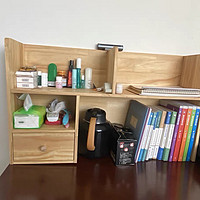 实木书架置物架桌面书架多层