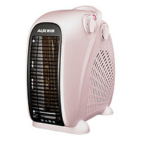奥克斯（AUX）暖风机取暖器办公室电暖气家用节能台式电暖器热风机200A2香槟色-双温控【过热保护+智能恒温】