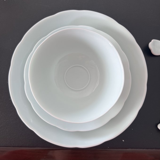 蓝印东方餐具