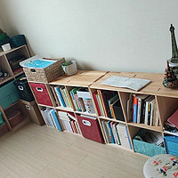 实木书柜落地靠墙收纳柜书架置物架