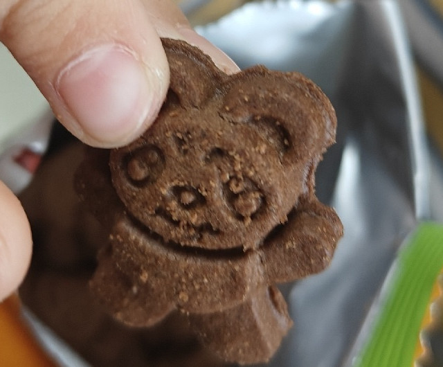 巧克力小熊饼干！好吃！小朋友最爱！