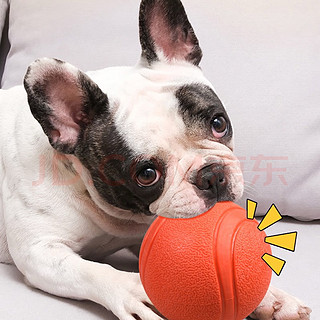 【波奇多 狗狗耐咬球实心橡胶弹力球——安全耐用的狗咬玩具】
