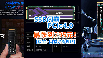 SSD闪崩！希捷PCIe4.0突然暴跌到295元！【双12·固态好价攻略！】