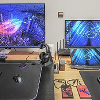 老男孩的桌面秀 篇五：桌面外设Razer雷蛇全家桶分享，雷蛇噬魂金蝎V2+眼镜蛇专业版+鼠标底座专业版+重装甲虫幻彩版