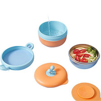 十月结晶婴儿注水保温碗辅食碗宝宝专用防摔恒温碗吸盘幼儿童餐具