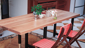 家装经验谈 篇十九：自己做了一张可以灵活拼接的大餐桌 