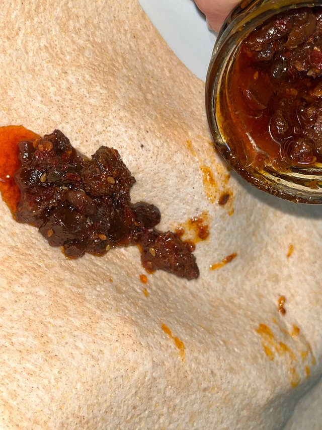 真实牛肉粒，好久没吃到那么好吃的牛肉酱了