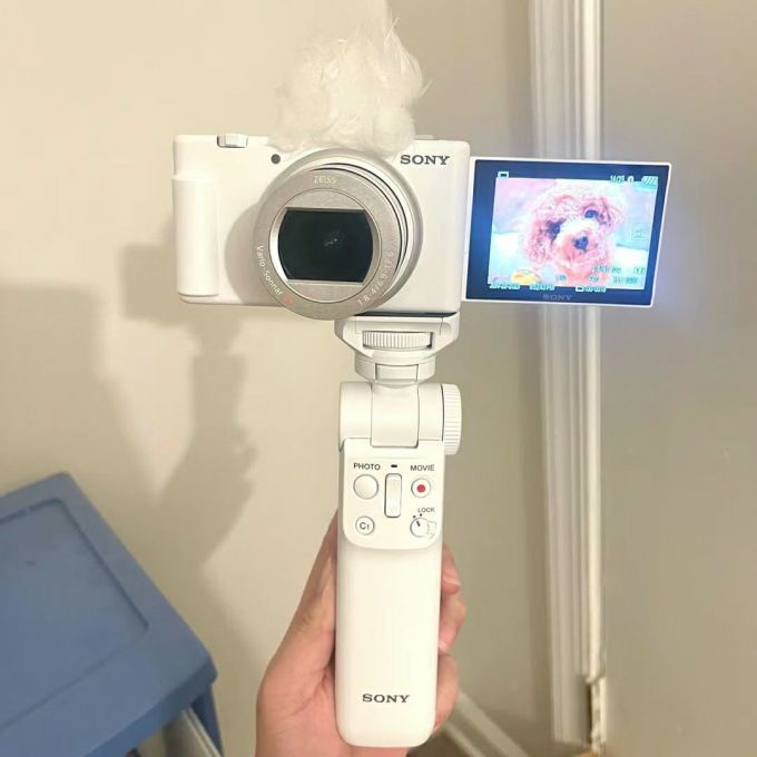 奶白色颜值高相机索尼zv1 ii二代不垃圾!_什么值得买