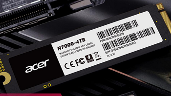 宏碁暗影骑士•擎N7000 4TB SSD新品上市，内容创作者理想之选