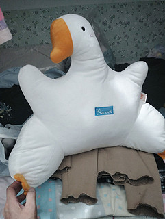 哇！新买的大鹅靠垫，舒服到让人想睡觉!