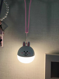 超可爱的挂绳式LED灯卧室小夜灯