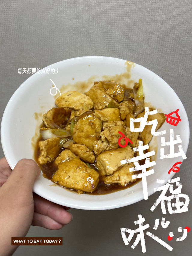 一看就会有手就能做，葱烧豆腐