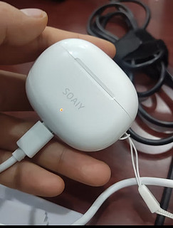 索爱（soaiy）SR13真无线蓝牙耳机 双耳通话降噪无线耳机 蓝牙5.3低延迟半入耳