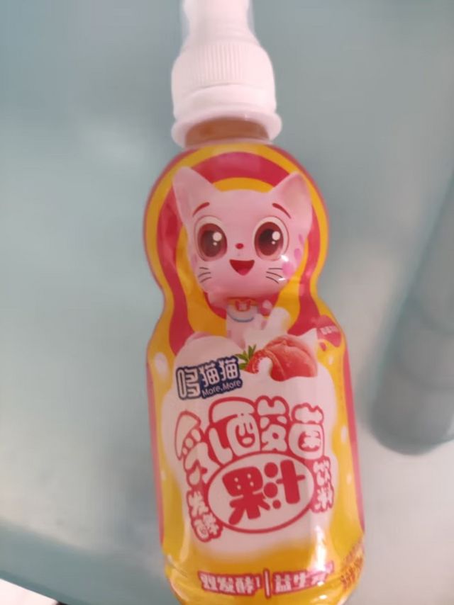 哆猫猫 儿童饮料乳酸菌发酵果汁饮料草莓桃桃250mL