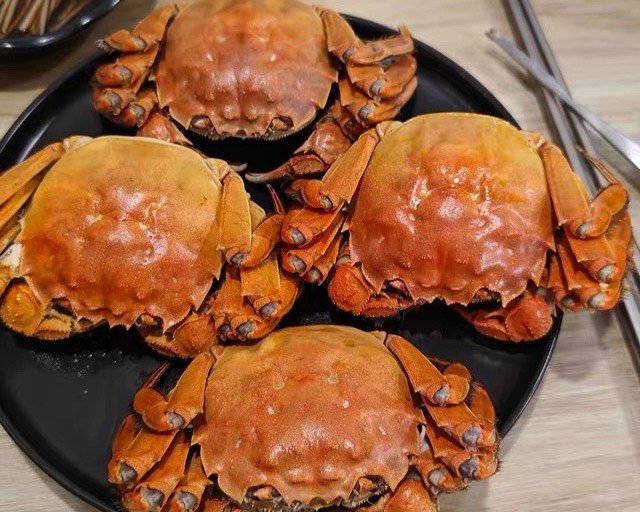 固城湖大闸蟹，鲜活螃蟹中的精品