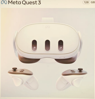 混合现实虚拟游戏META Quest 3 128GB（全新重磅发售，预计12月初陆续发货）亚马逊有货